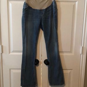 JESSICA SIMPSON MATERNITY - size M faded boot cut